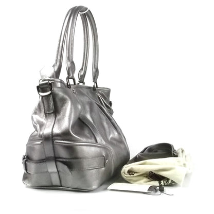 Burberry Leather Faldon Tote Anthracite 3 of 7