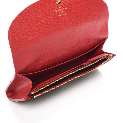 Louis Vuitton Damier Ebene Caissa Wallet Cherry 5 of 9
