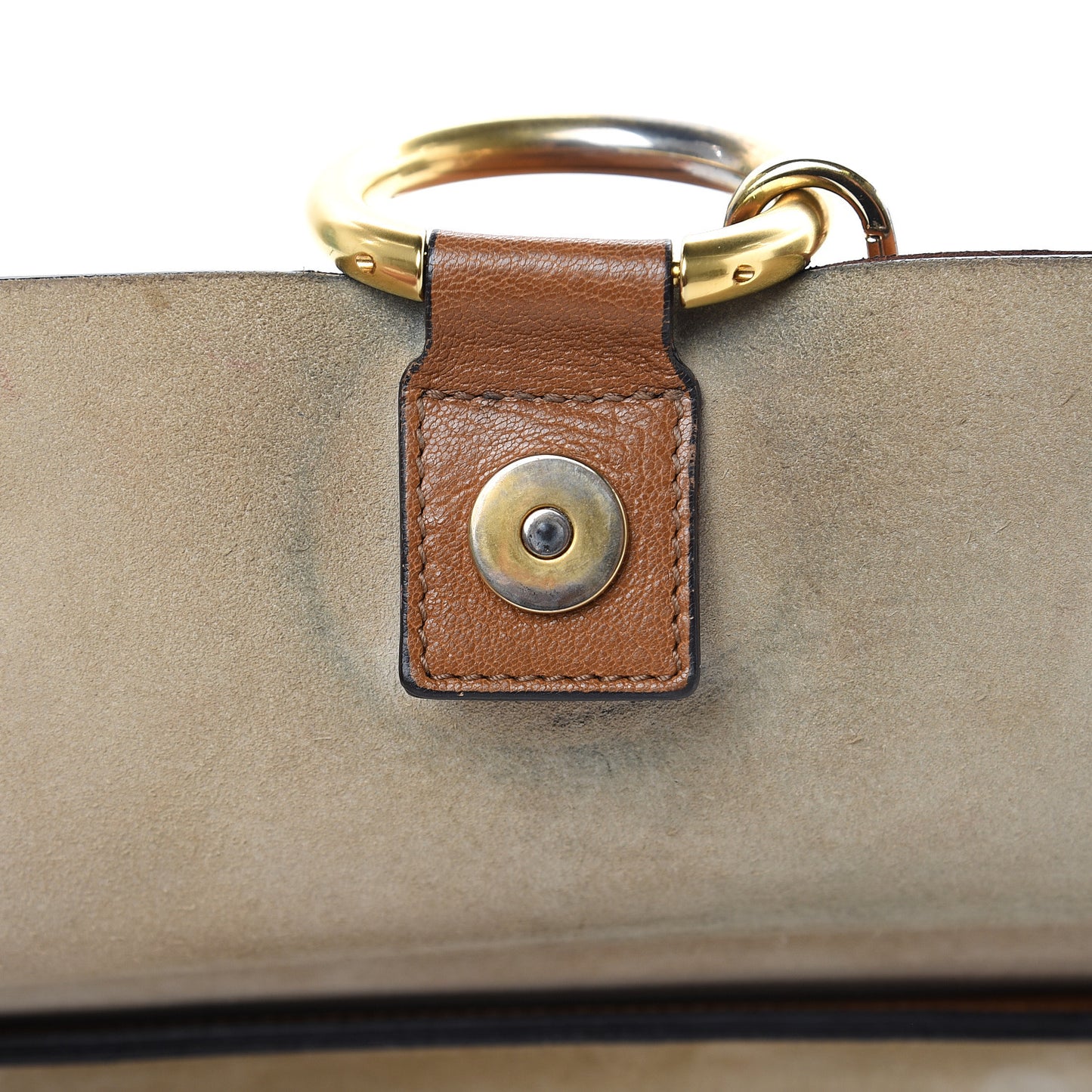 Goatskin Medium Faye Shoulder Bag Caramel