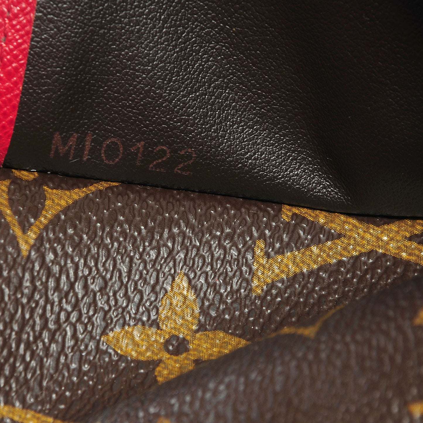 Monogram Compact Marie Wallet Rouge