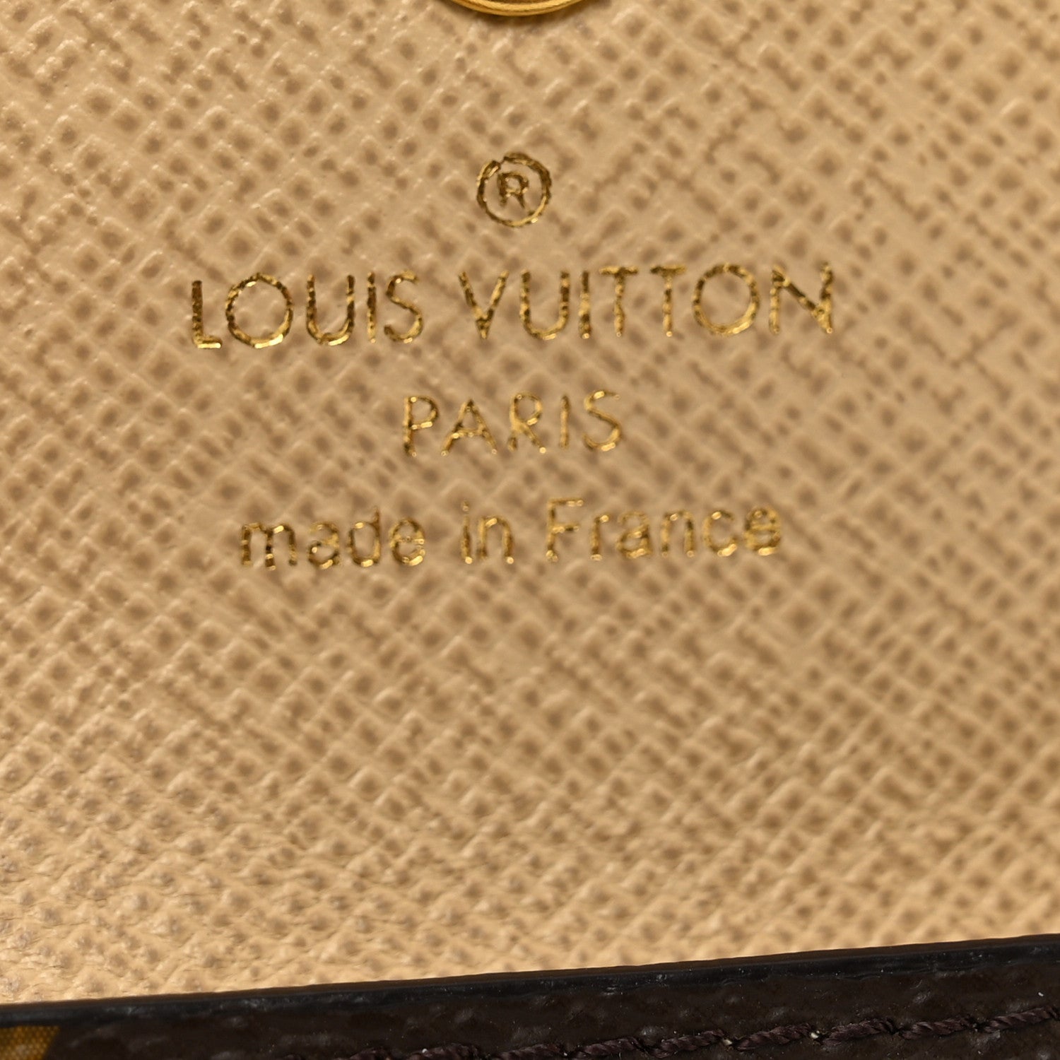 Louis Vuitton Monogram Dentelle Ludlow Wallet Gold 6 of 6
