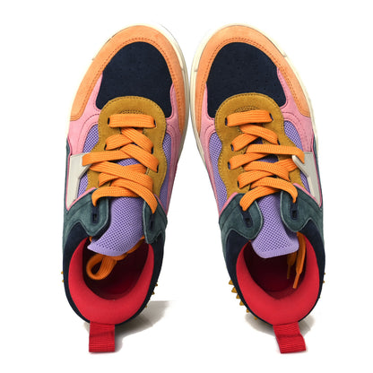 Christian Louboutin Calfskin Suede Spike Astroloubi Donna Low Top Sneakers 37.5 Multicolor 2 of 8