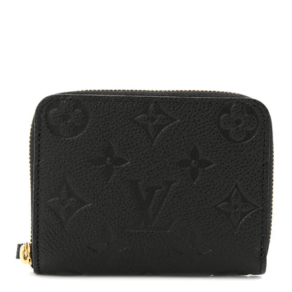 Louis Vuitton Empreinte Zippy Coin Purse Black 1 of 7