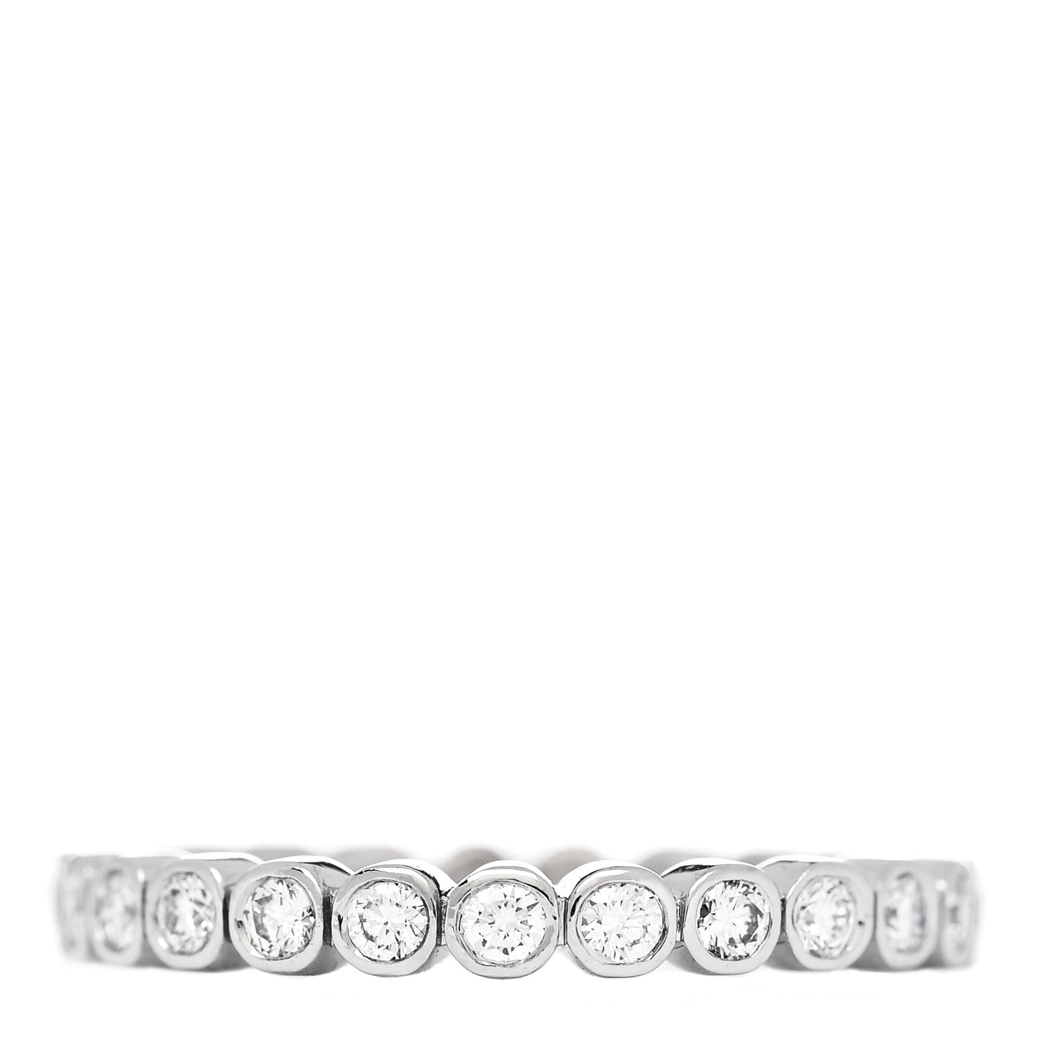 Tiffany Platinum Diamond .45ctw Jazz Eternity Band Ring 50 5.25 3 of 4