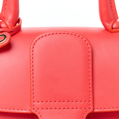Delvaux Box Calfskin Mini Brillant Satchel Coral 10 of 12