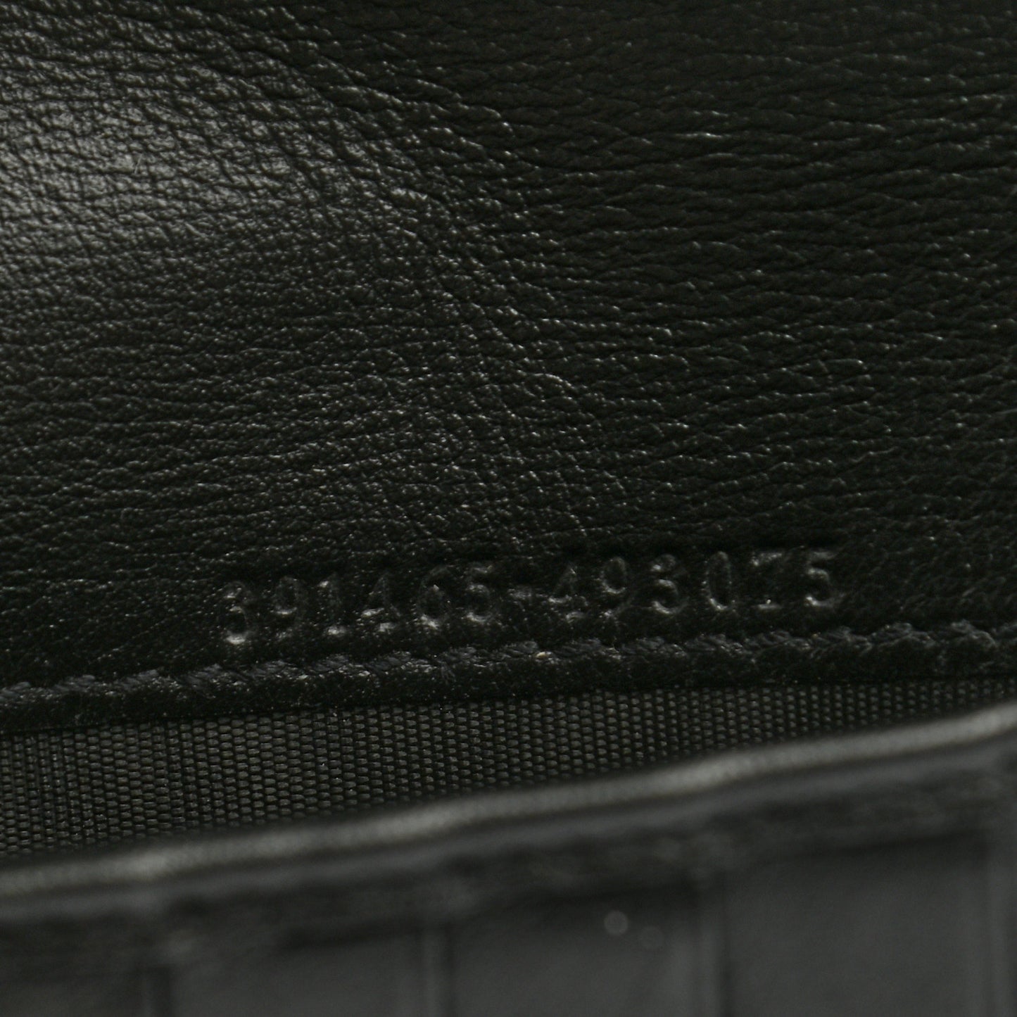 Microguccissima Large Zip Around Organizer Wallet Black