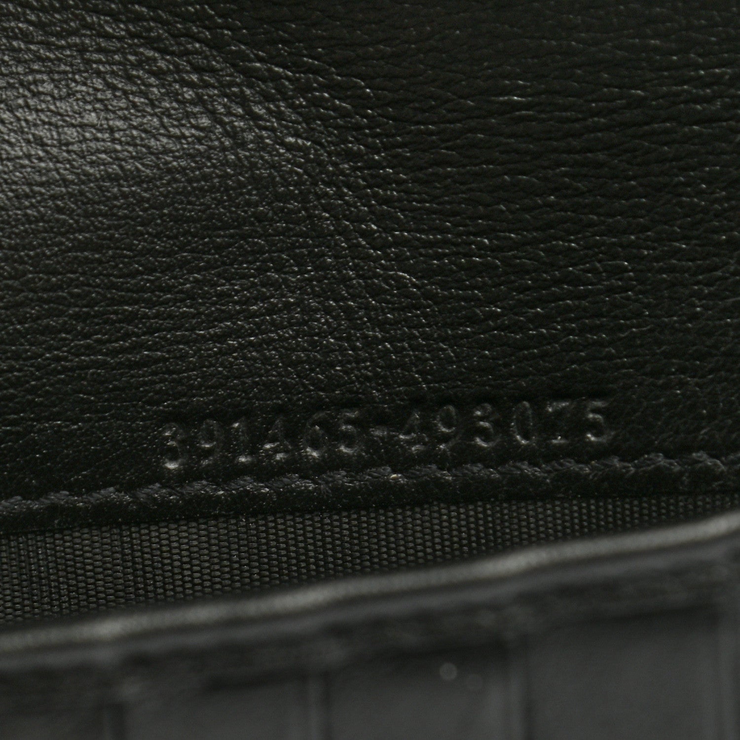 Gucci Microguccissima Large Zip Around Organizer Wallet Black 7 of 8