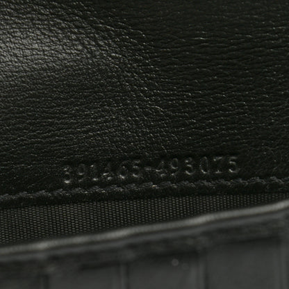 Gucci Microguccissima Large Zip Around Organizer Wallet Black 7 of 8