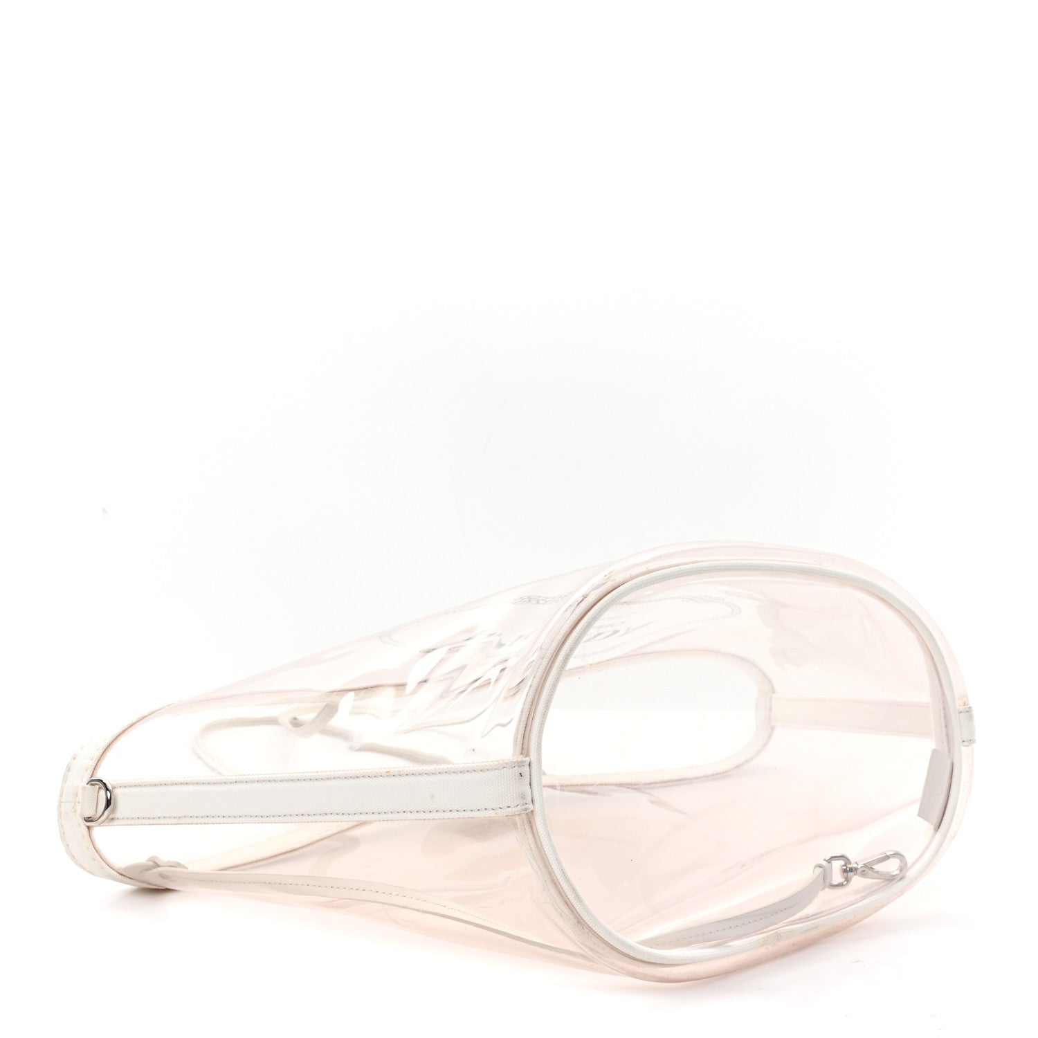 Prada PVC Canapa Tote White 5 of 13