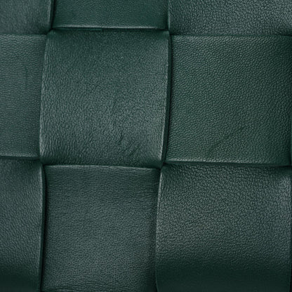 Bottega Veneta Lambskin Maxi Intrecciato Cassette Crossbody Bag Raintree Green 9 of 16