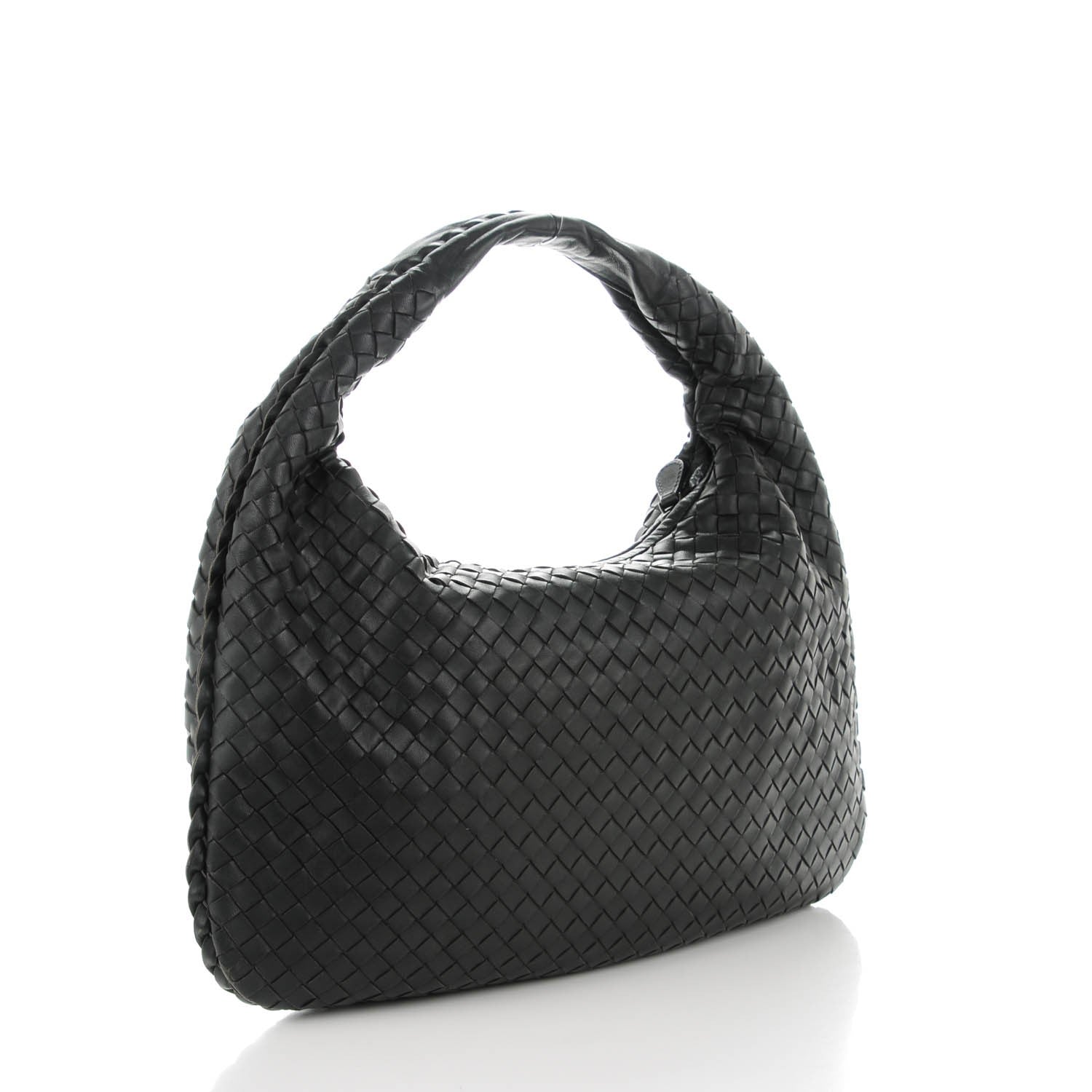 Bottega Veneta Nappa Intrecciato Medium Veneta Hobo Dark Grey 3 of 8