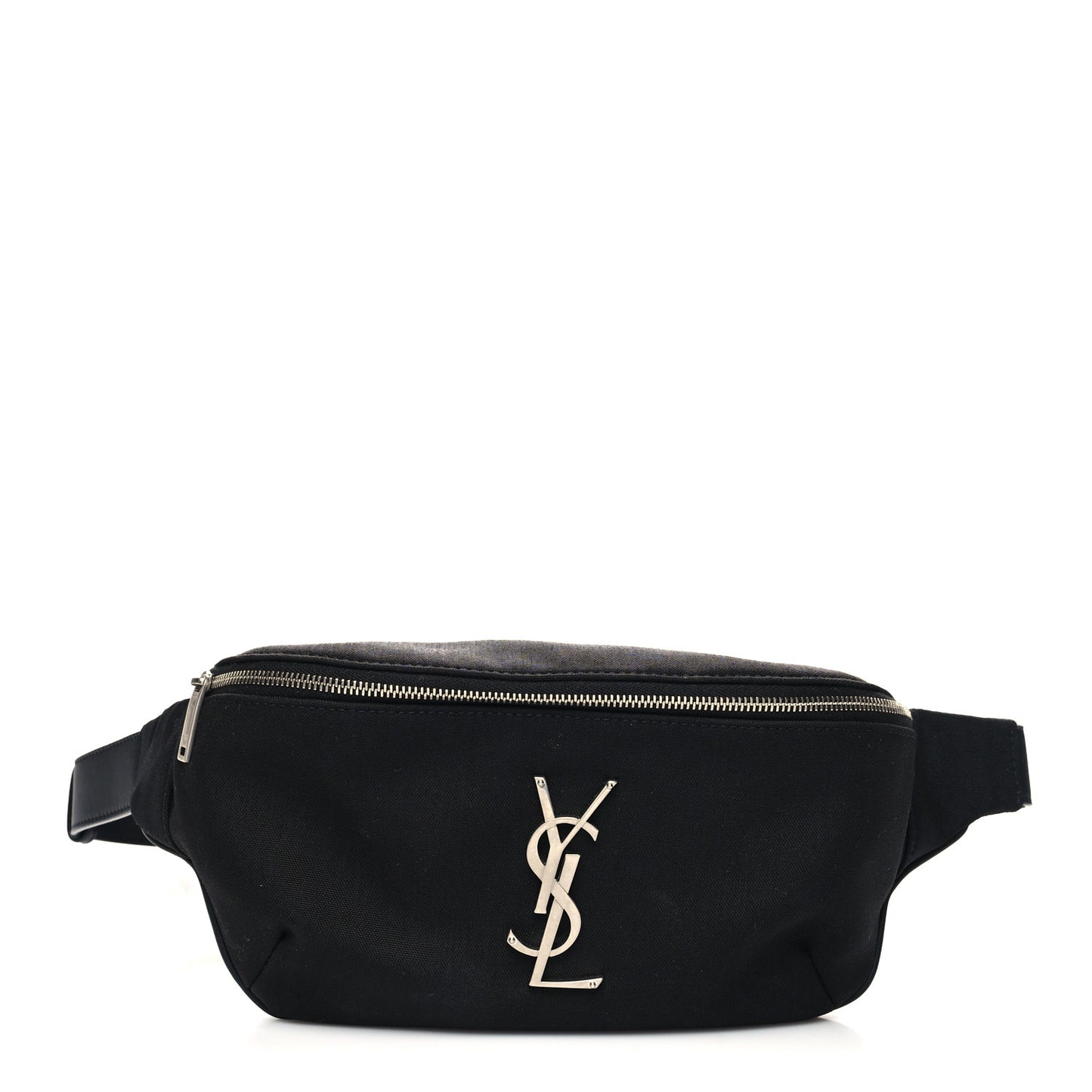 Canvas Monogram Belt Bag Black