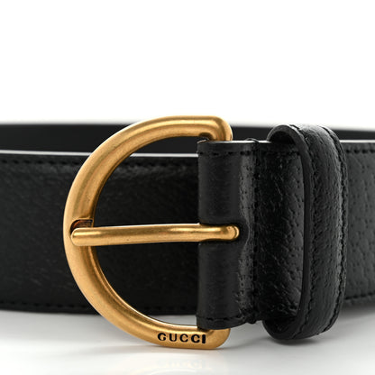 Gucci Textured Dollar Calfskin 40mm Belt 95 38 Black 5 of 6