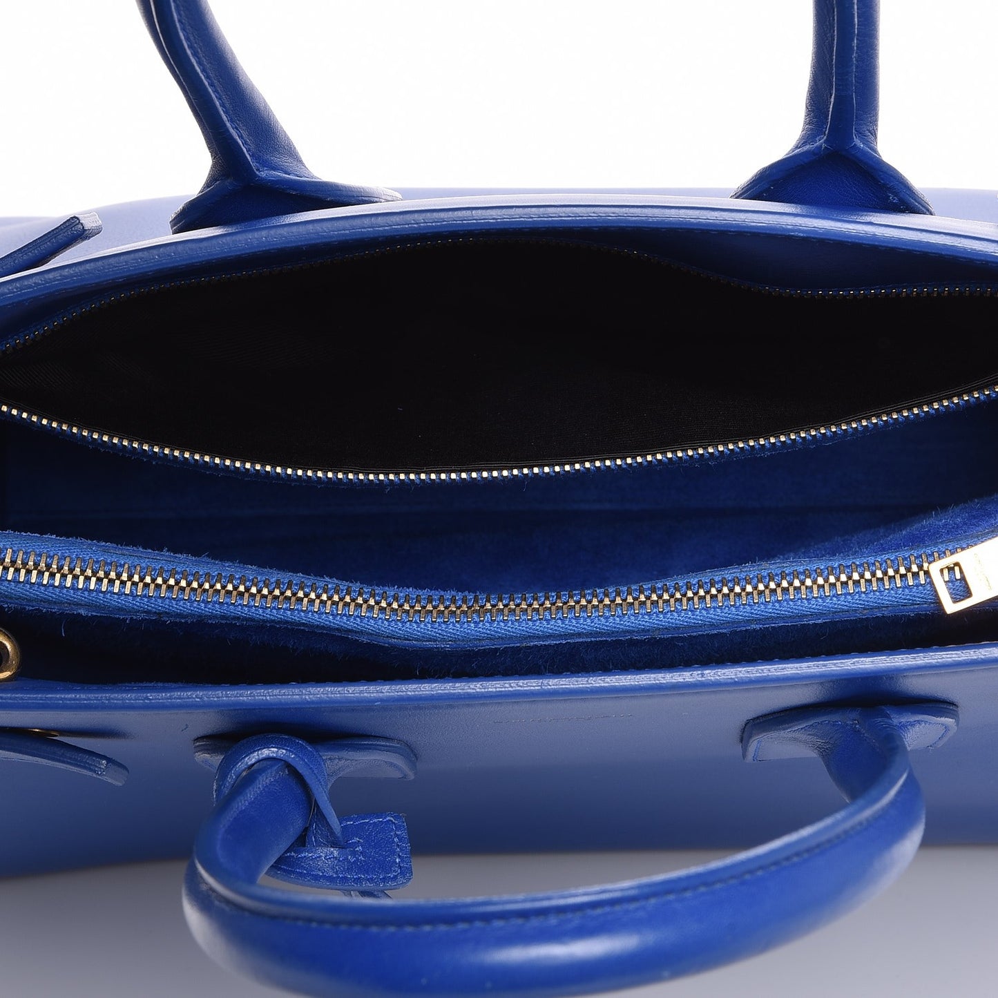 Calfskin Small Sac De Jour Blue Majorelle
