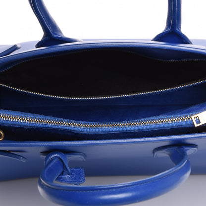 Saint Laurent Calfskin Small Sac De Jour Blue Majorelle 6 of 9