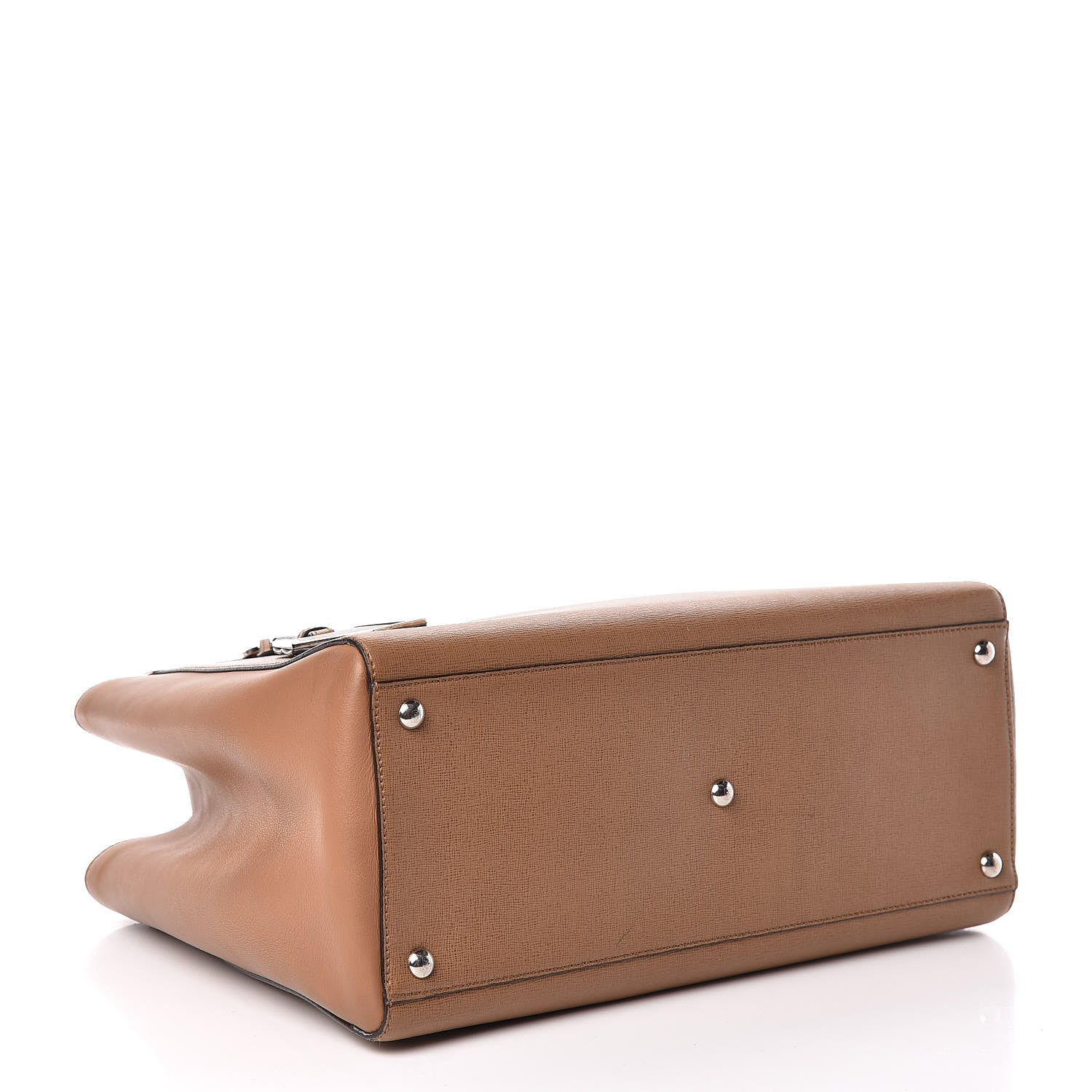 Fendi Vitello Elite Regular 2Jours Tote Orzo 4 of 21