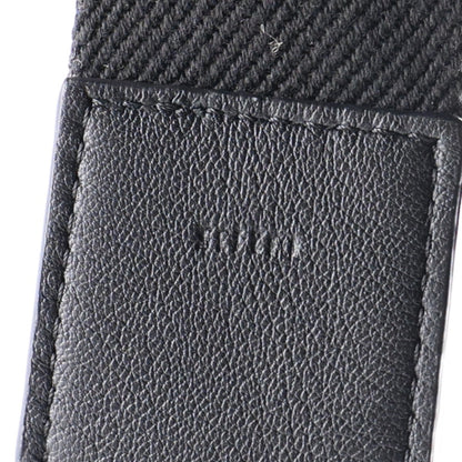 Loewe X SUNA FUJITA Calfskin Jacquard Mushroom Anagram Strap Black 4 of 5