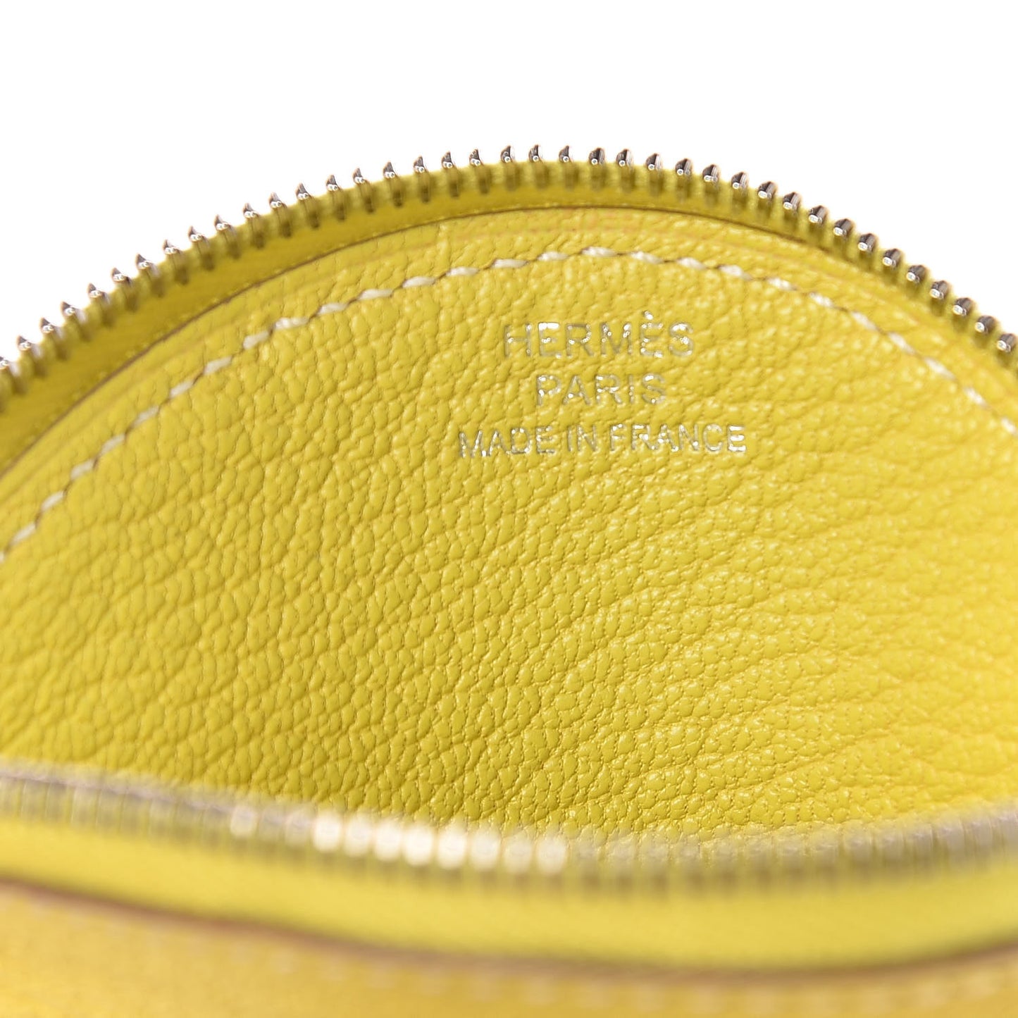 Chevre Mysore Tutti Frutti Citron Coin Purse Charm Lime