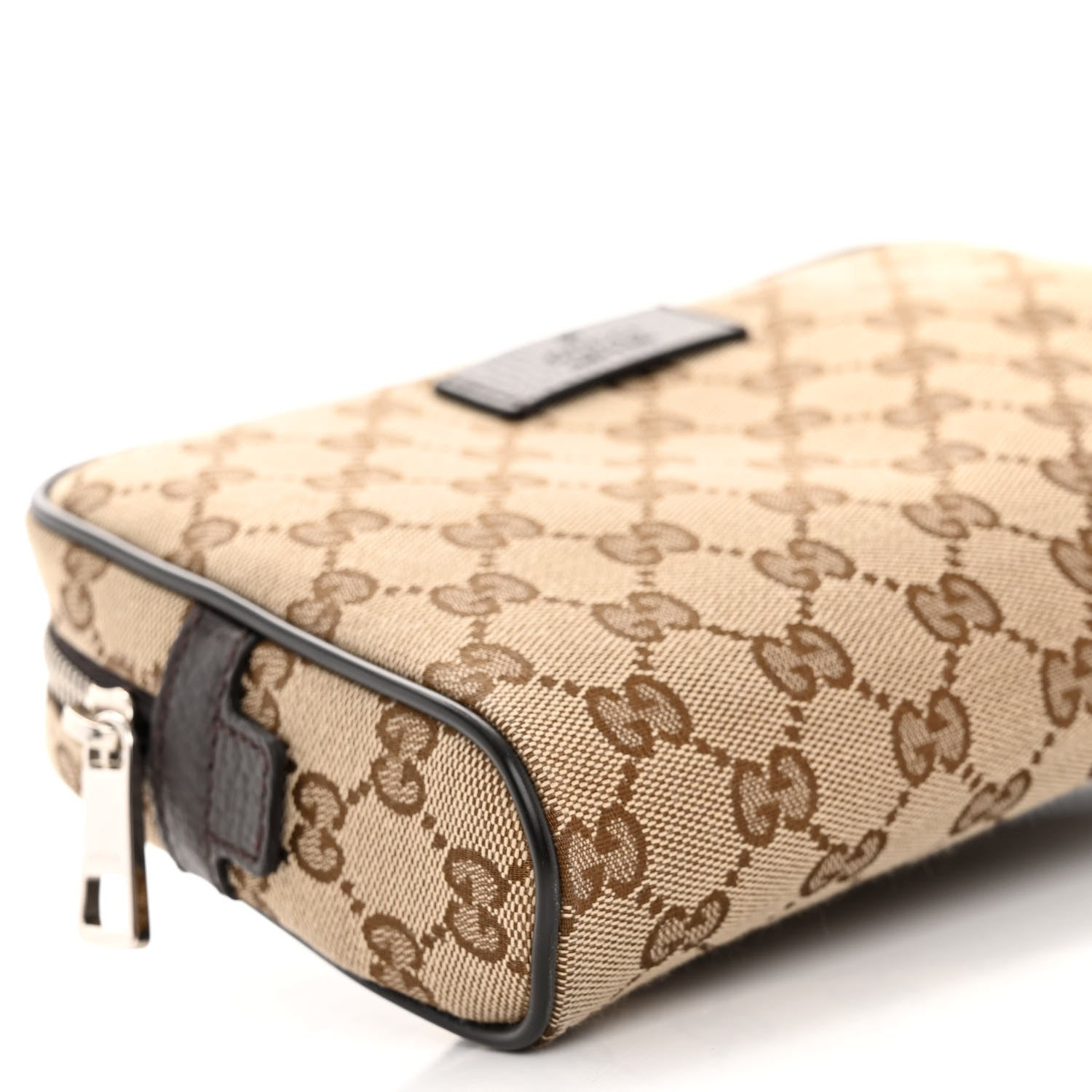 Gucci Monogram Belt Bag Dark Brown 9 of 10
