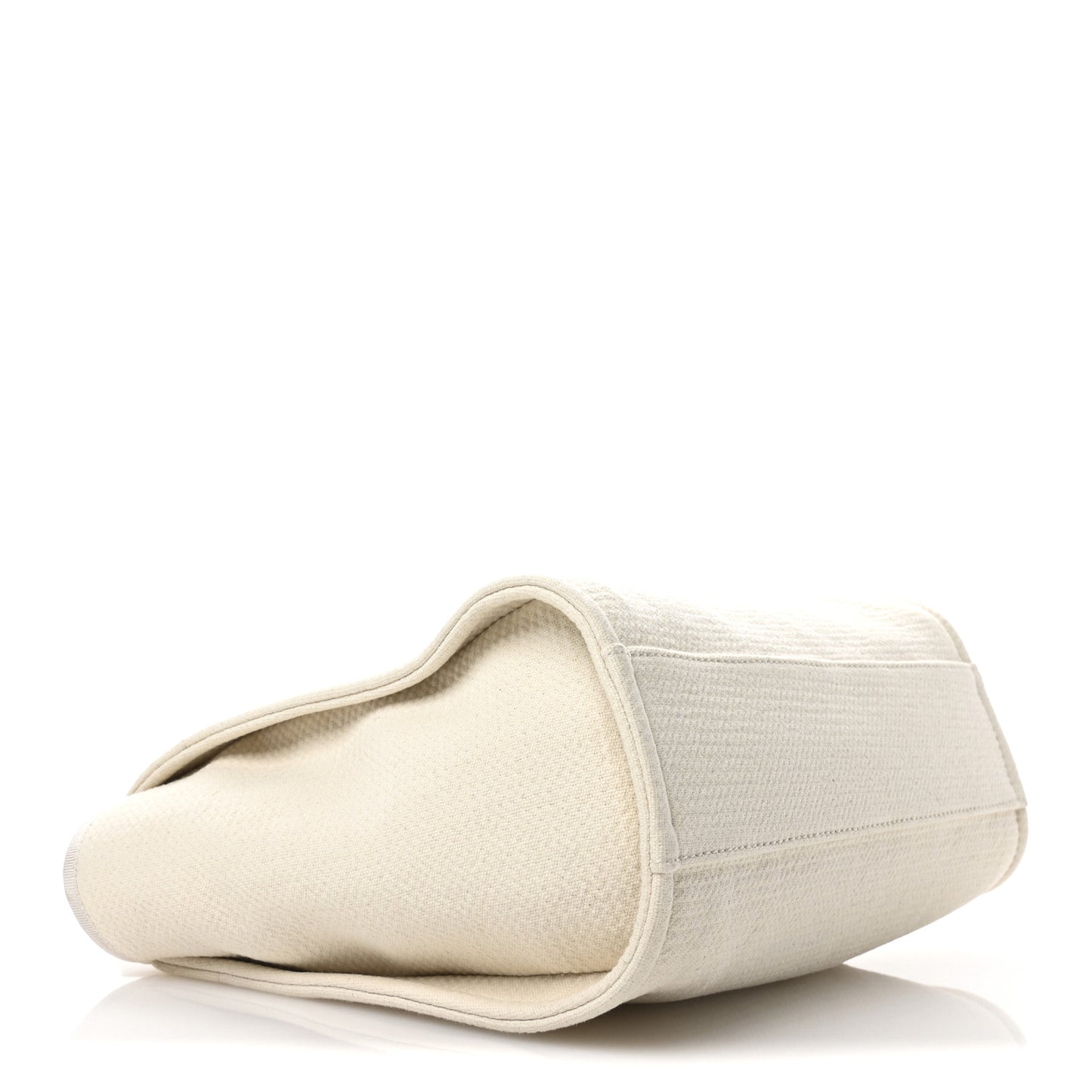 Mixed Fibers Small Deauville Tote White