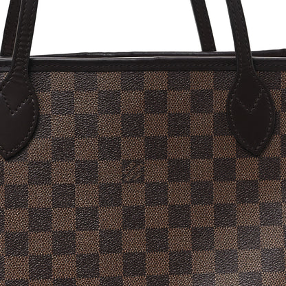 Louis Vuitton Damier Ebene Neo Neverfull MM Rose Ballerine 9 of 12