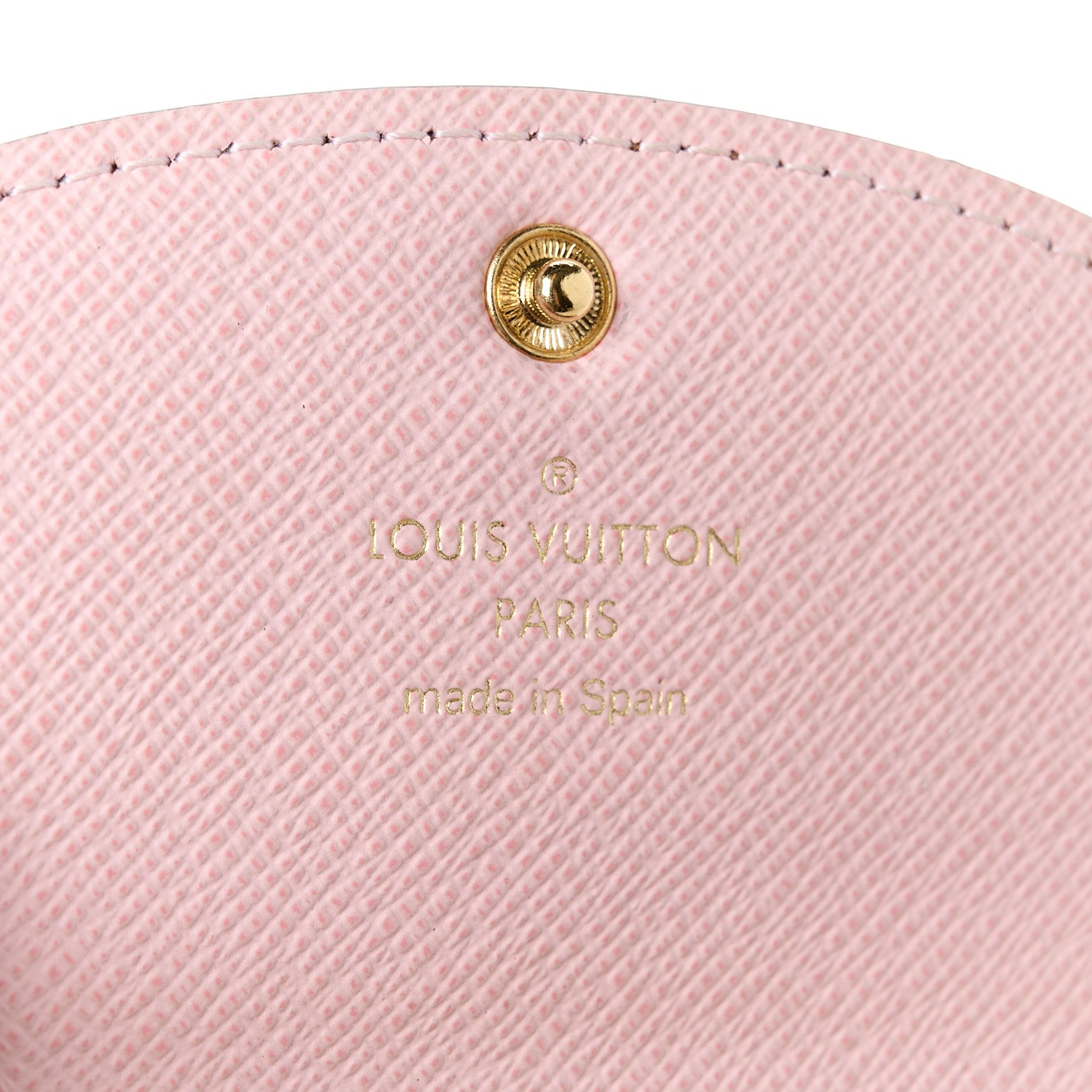 Louis Vuitton Damier Ebene Rosalie Coin Purse Rose Ballerine 6 of 9