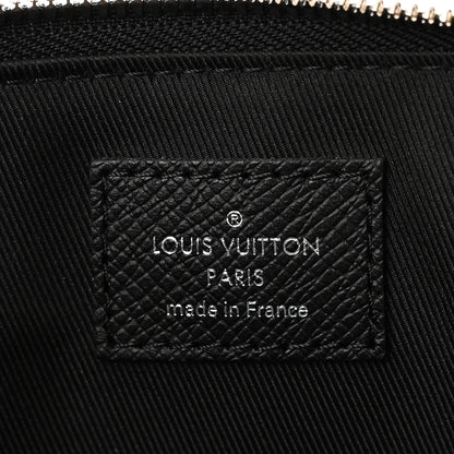 Louis Vuitton Taiga Slim Briefcase Black 6 of 9