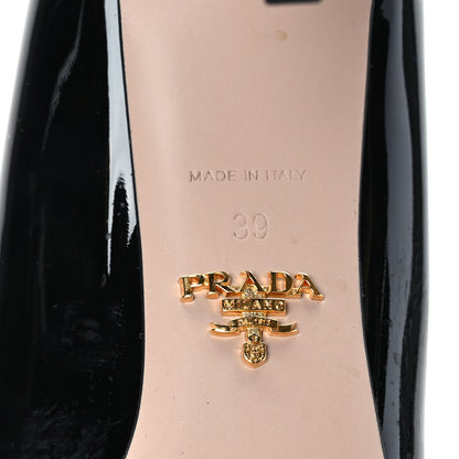 Prada Patent Bow Pumps 39 Black 7 of 7