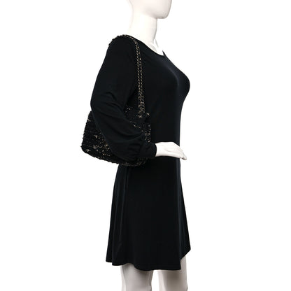 Chanel Tweed Elementary Chic Flap Black White 3 of 9