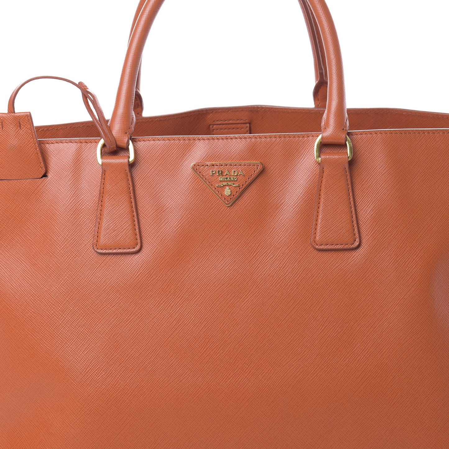 Saffiano Lux Extra Large Tote Papaya