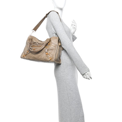 Balenciaga Agneau Giant 21 Gold Hardware City Papyrus 2 of 16