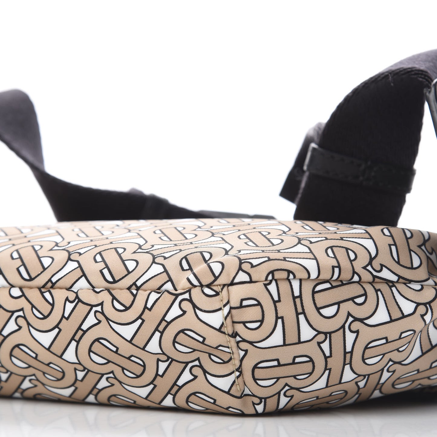 Nylon Monogram Sonny Bum Bag Beige