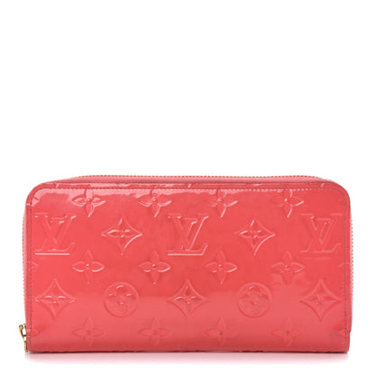 Louis Vuitton Vernis Zippy Wallet Rose Litchi 1 of 11