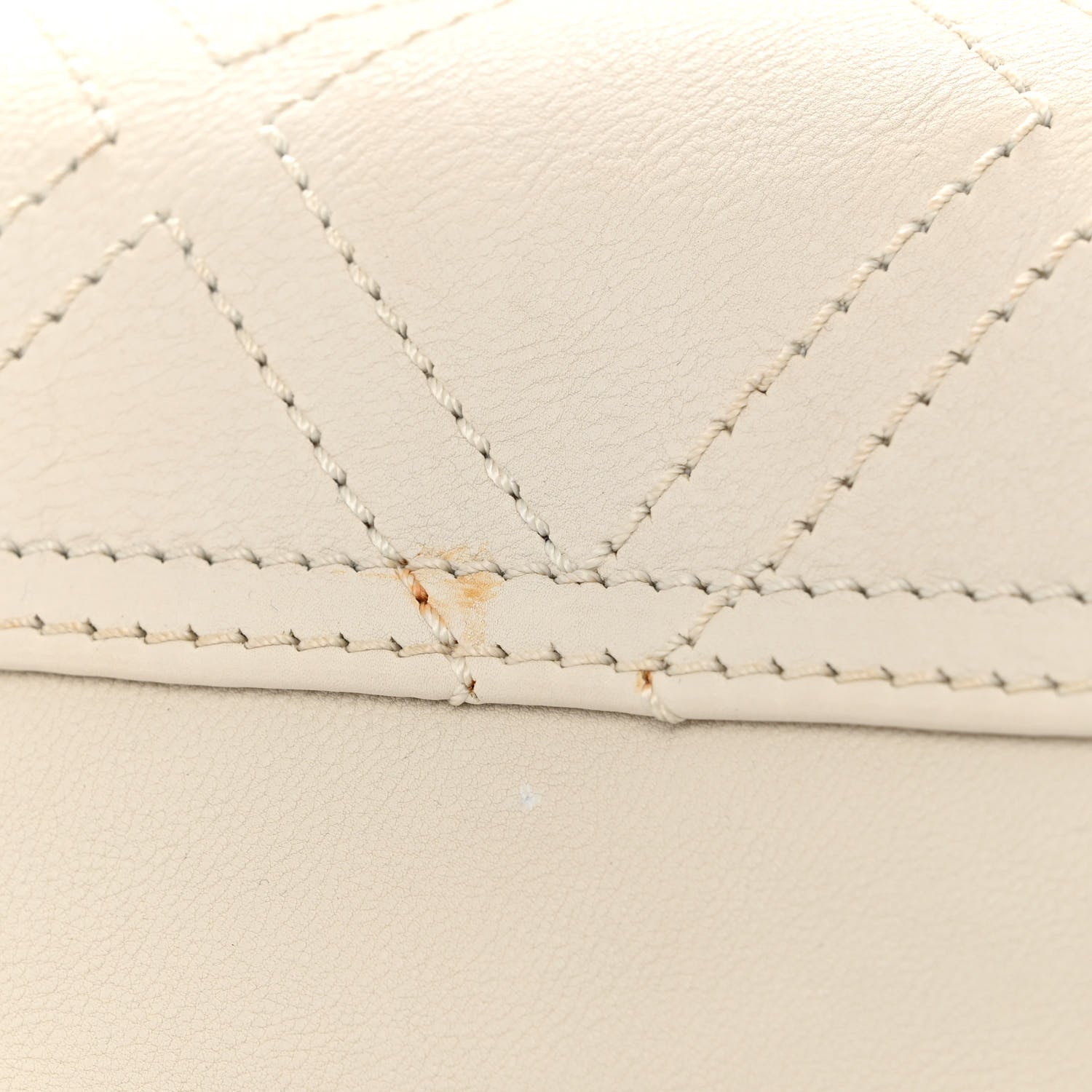 Chanel Calfskin Diamond Stitch Accordion Flap White 13 of 13