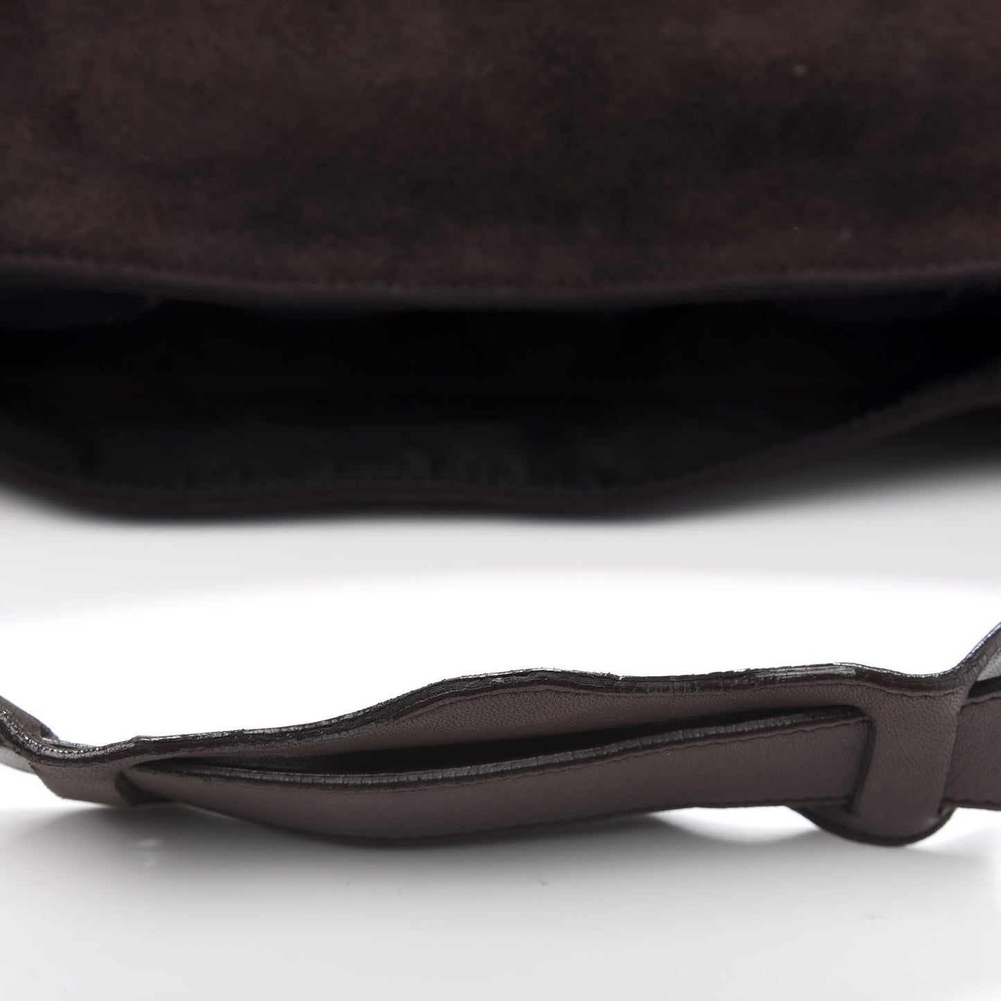 Suede Calfskin B Hobo Brown