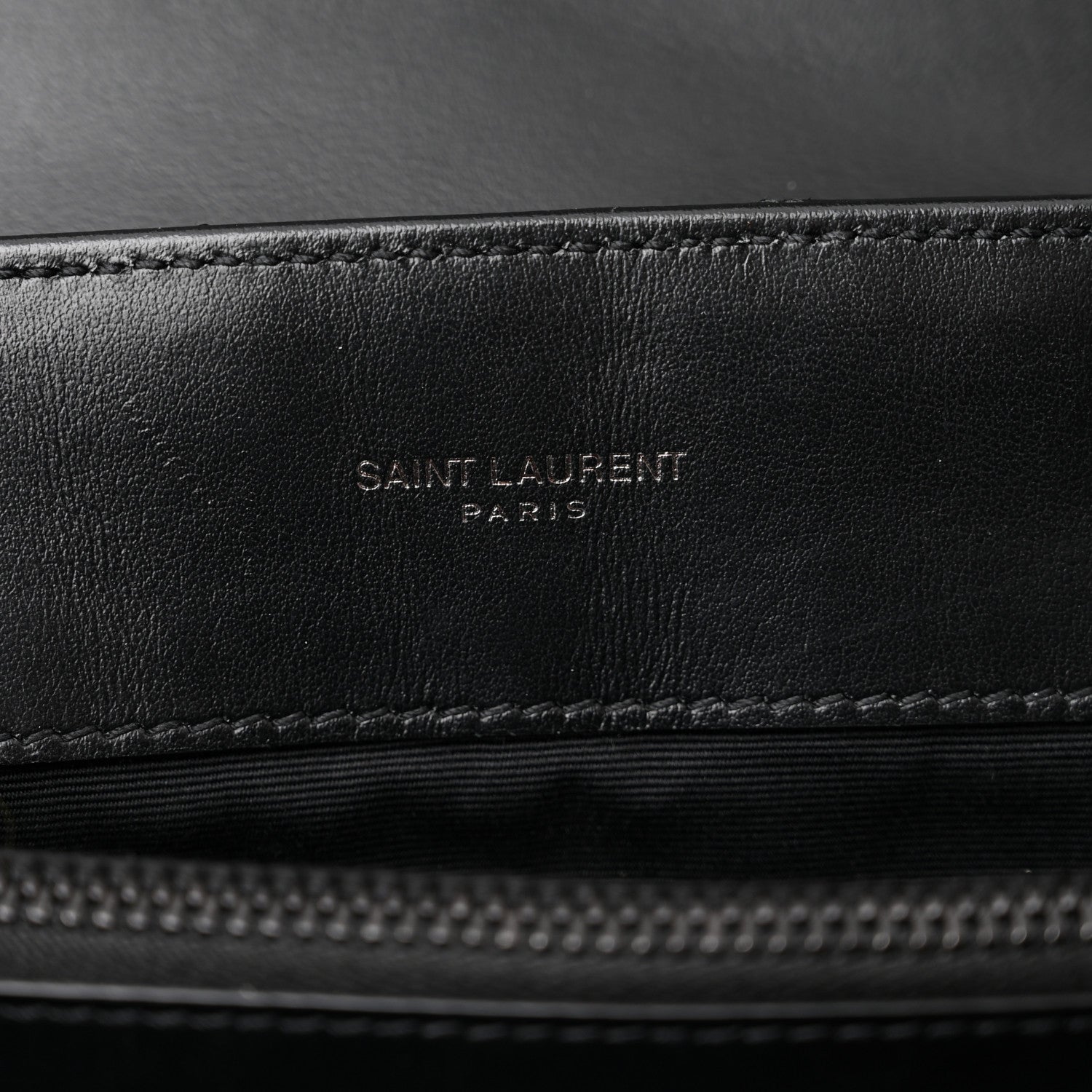 Saint Laurent Calfskin Y Quilted Monogram Monochrome Medium Loulou Chain Satchel Black 6 of 10