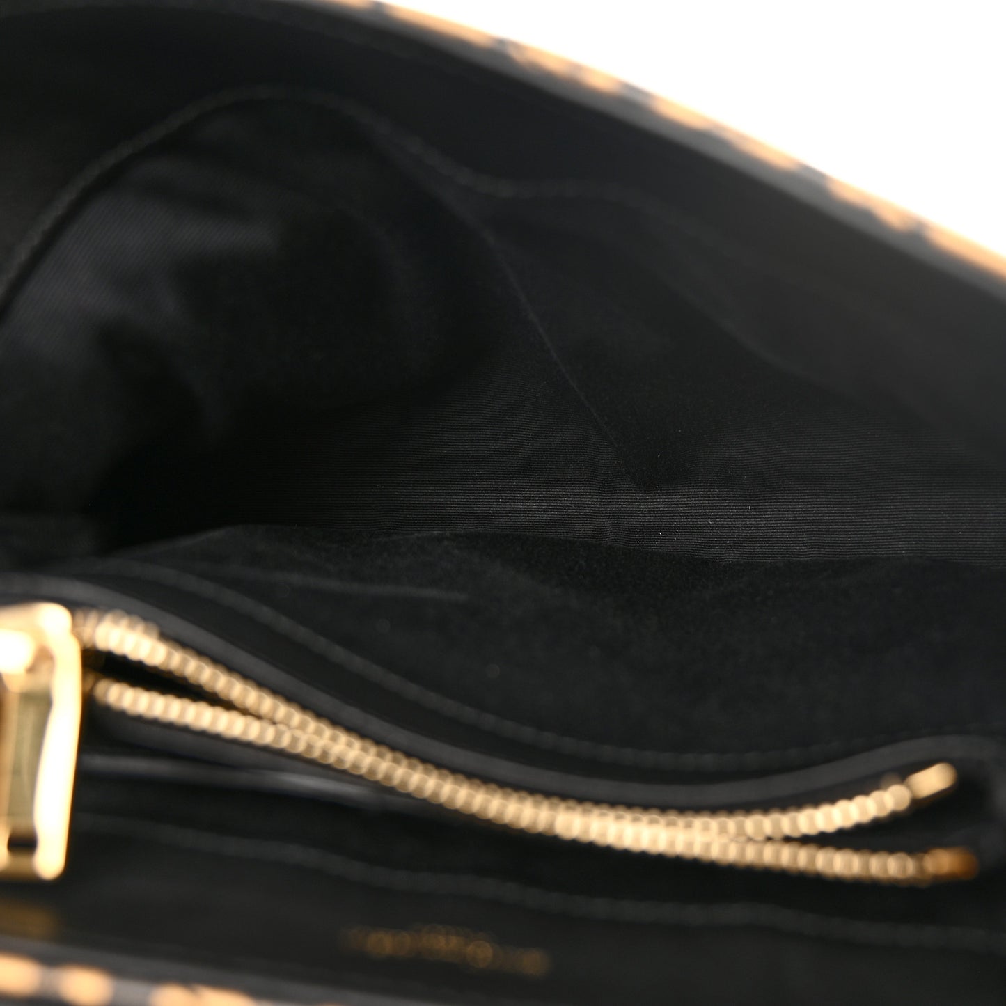 Calfskin Y Quilted Monogram Small Loulou Chain Satchel Leopard