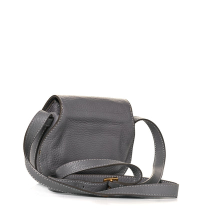 Chloe Calfskin Mini Marcie Round Crossbody Bag Cashmere Grey 3 of 13