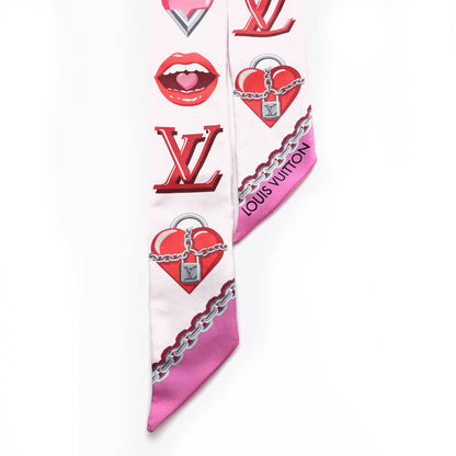 Louis Vuitton Silk Lucky Monogram BB Bandeau Rose Pop 2 of 3