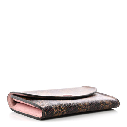 Louis Vuitton Damier Ebene Rosalie Coin Purse Rose Ballerine 4 of 9