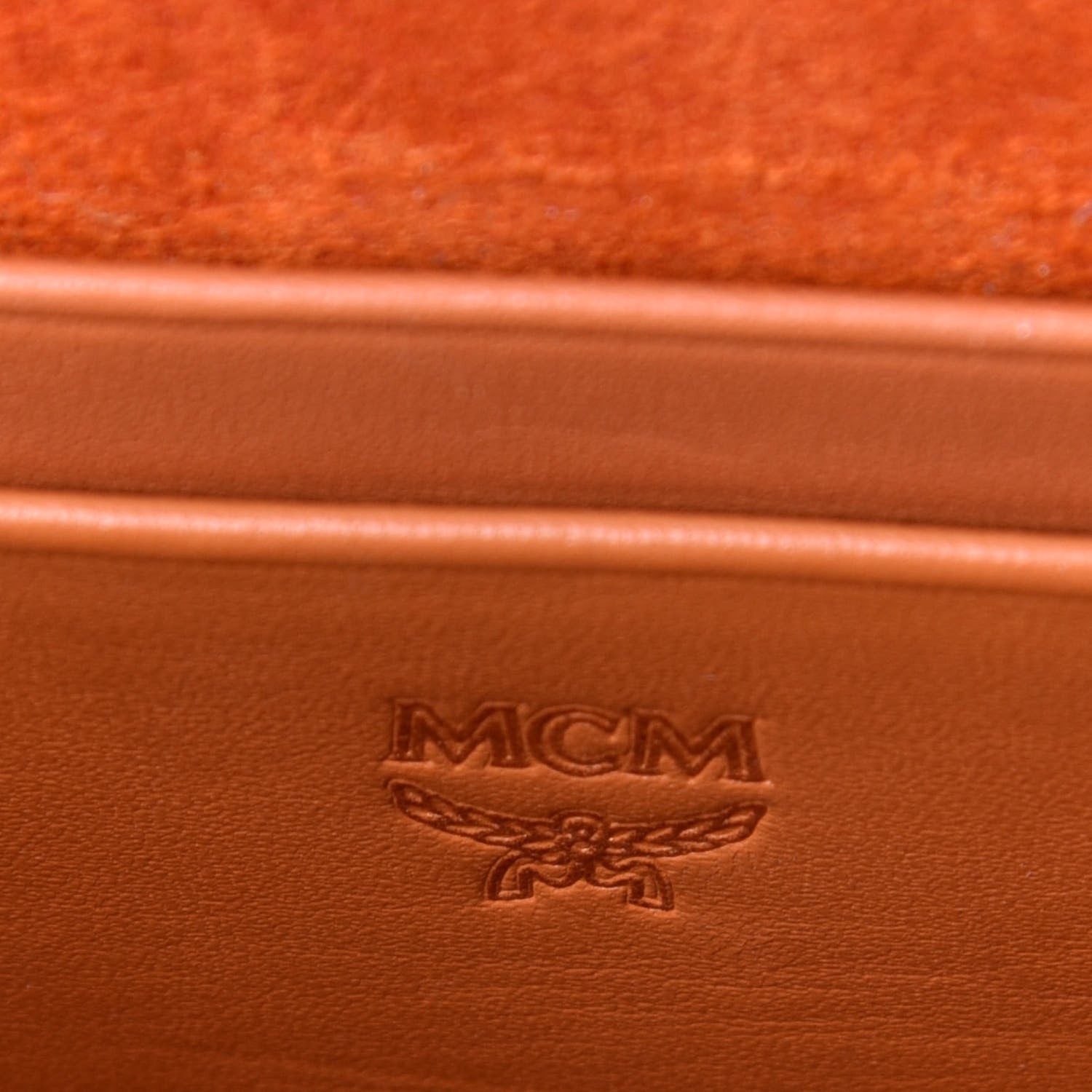MCM Visetos Small Patricia Saddle Bag Cognac 5 of 5