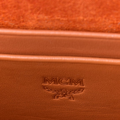 MCM Visetos Small Patricia Saddle Bag Cognac 5 of 5