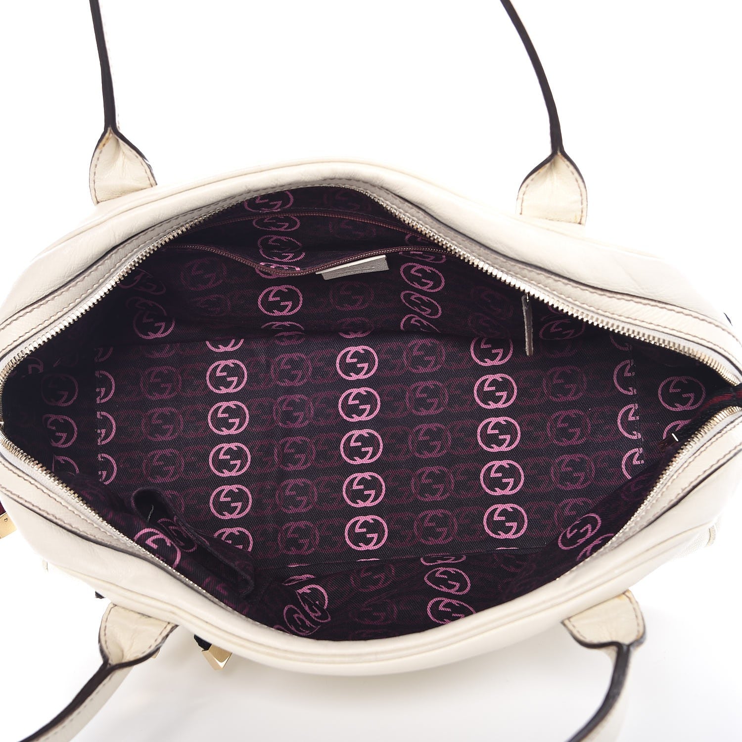 Gucci Calfskin Small Princy Satchel Off White 5 of 15