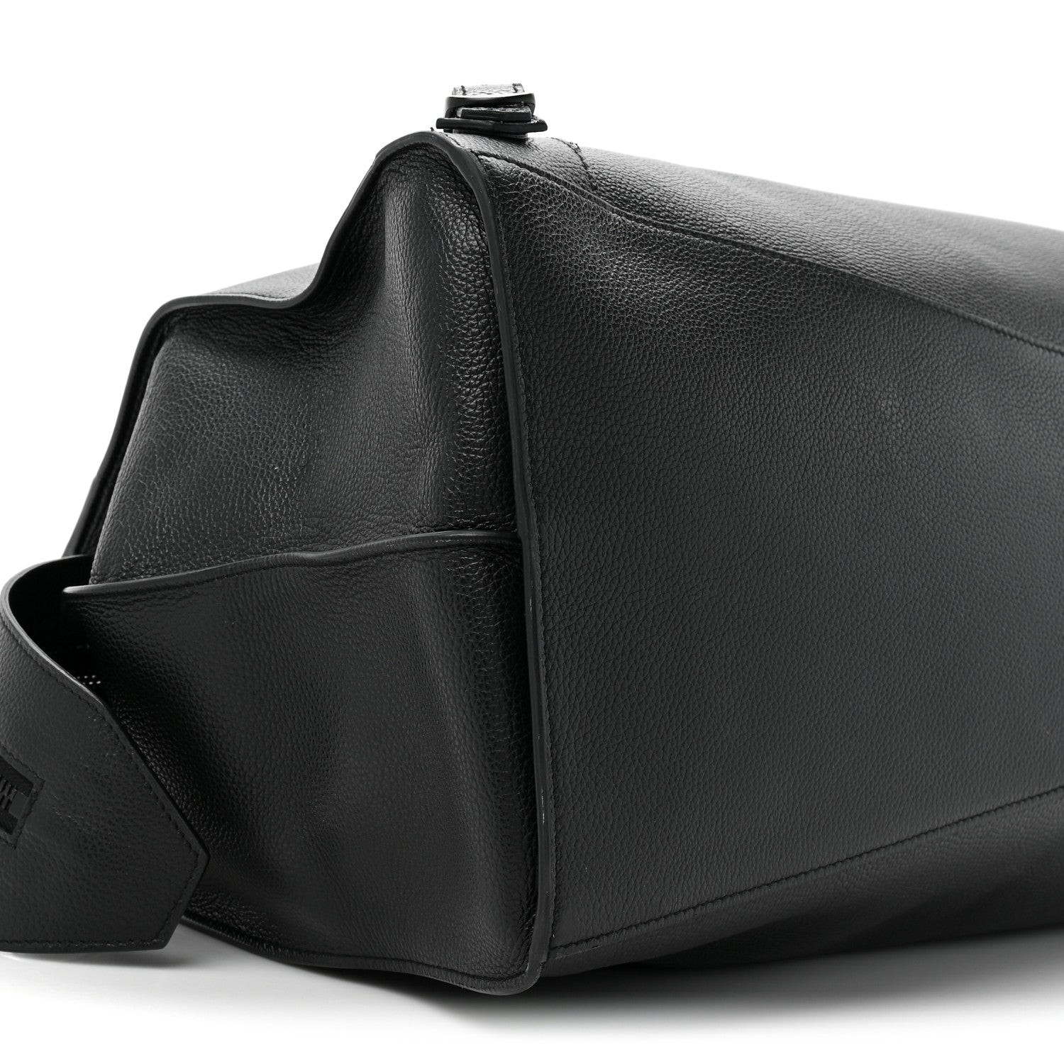 Balenciaga Grained Calfskin Neo Classic Black Hardware Large Top Handle Bag Black 10 of 21