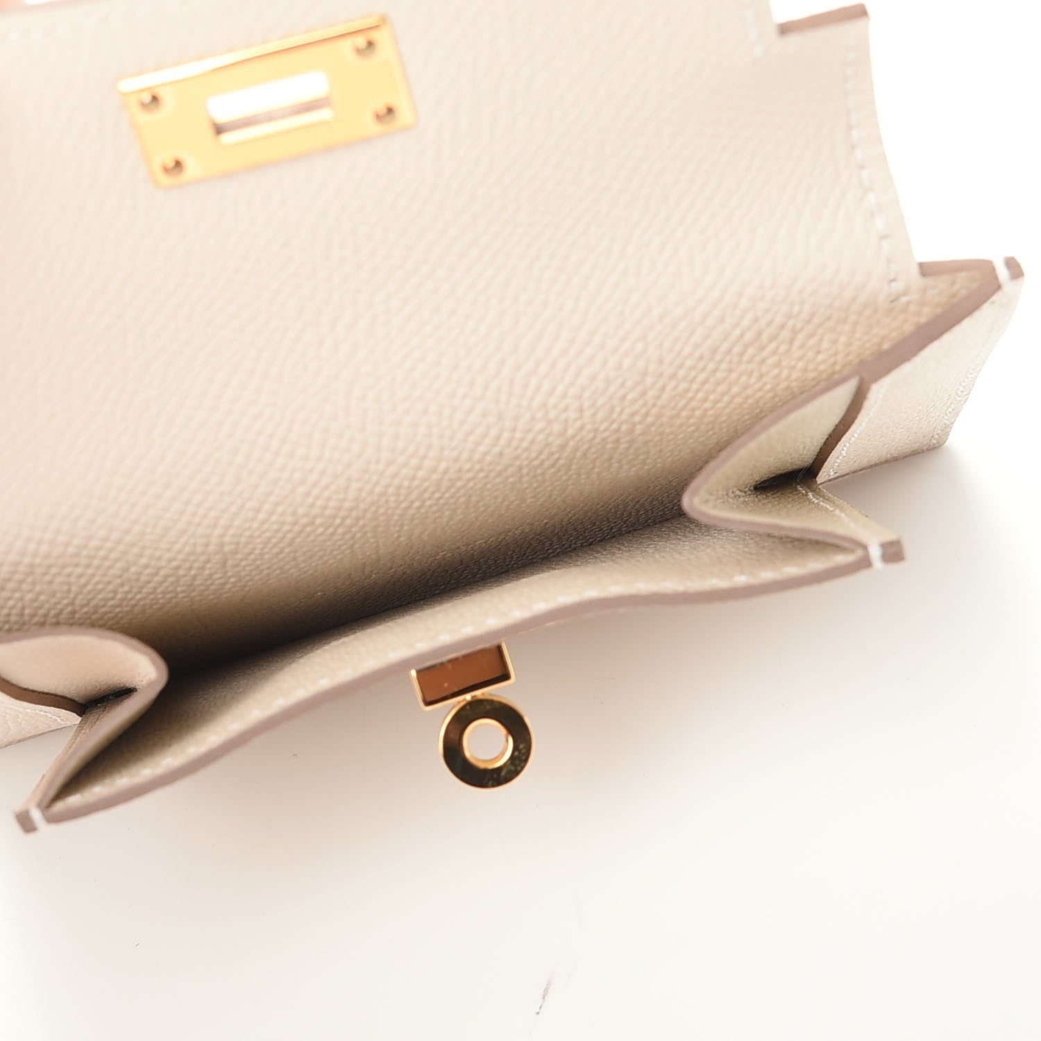 Hermes Epsom Kelly Pocket Compact Wallet Craie 5 of 8