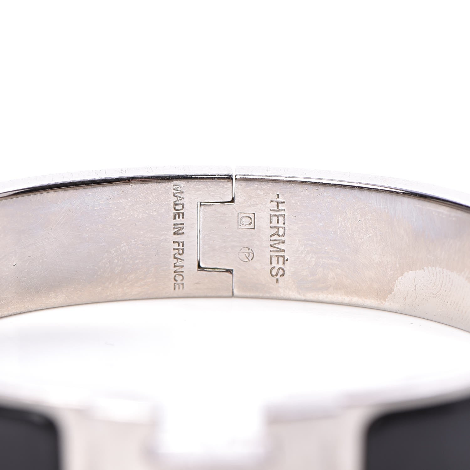 Hermes Enamel Narrow Clic Clac H Bracelet PM Black 4 of 4