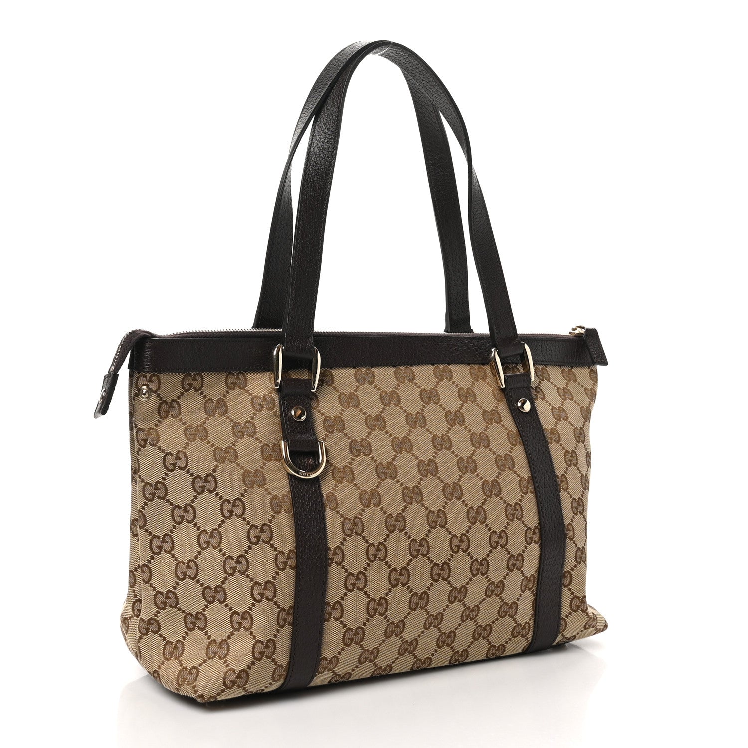 Gucci Monogram Medium Abbey Tote Brown 3 of 10