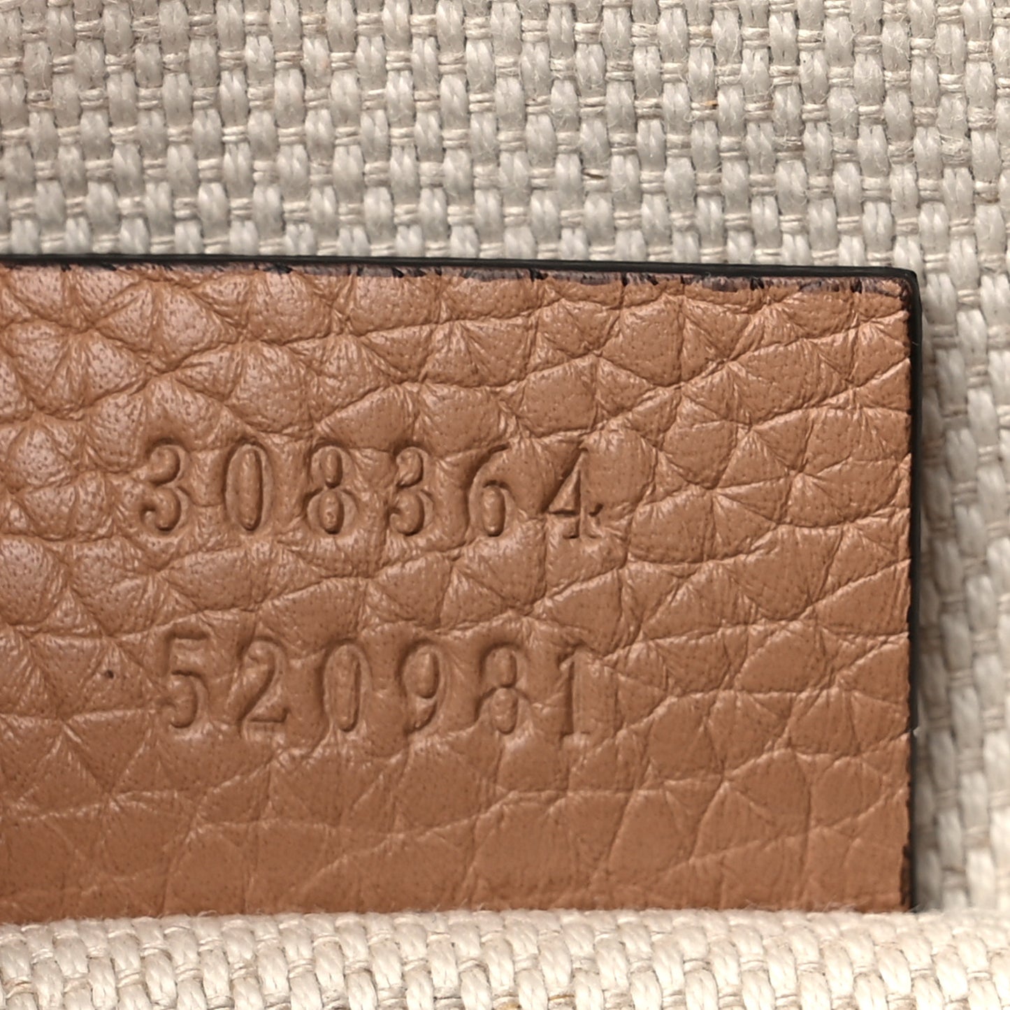Pebbled Calfskin Small Soho Disco Bag Camelia