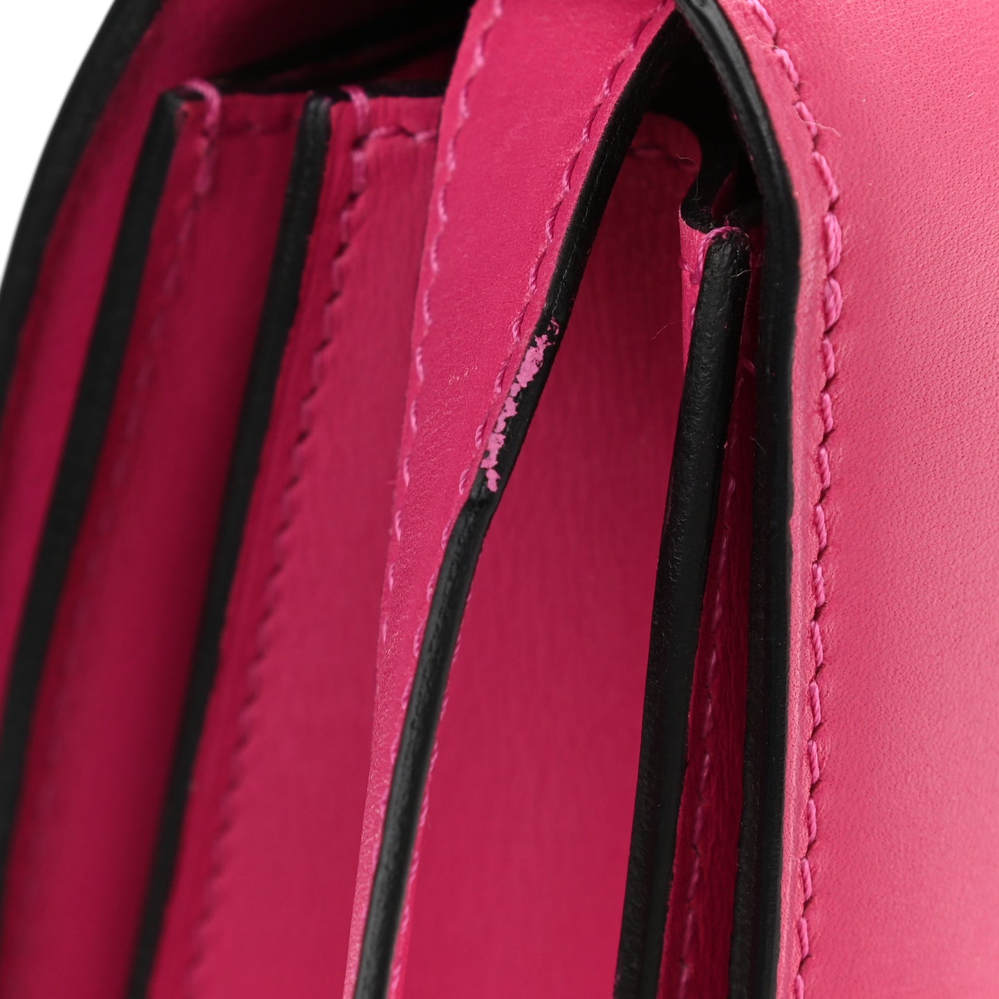 Box Calfskin Medium Classic Box Flap Bag Hibiscus