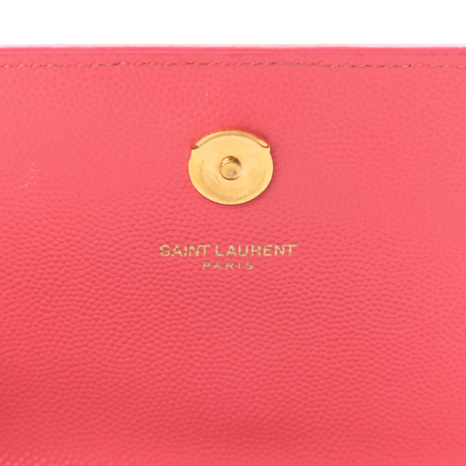 Saint Laurent Grain De Poudre Small Classic Monogram Kate Satchel Lipstick Fuchsia 7 of 15